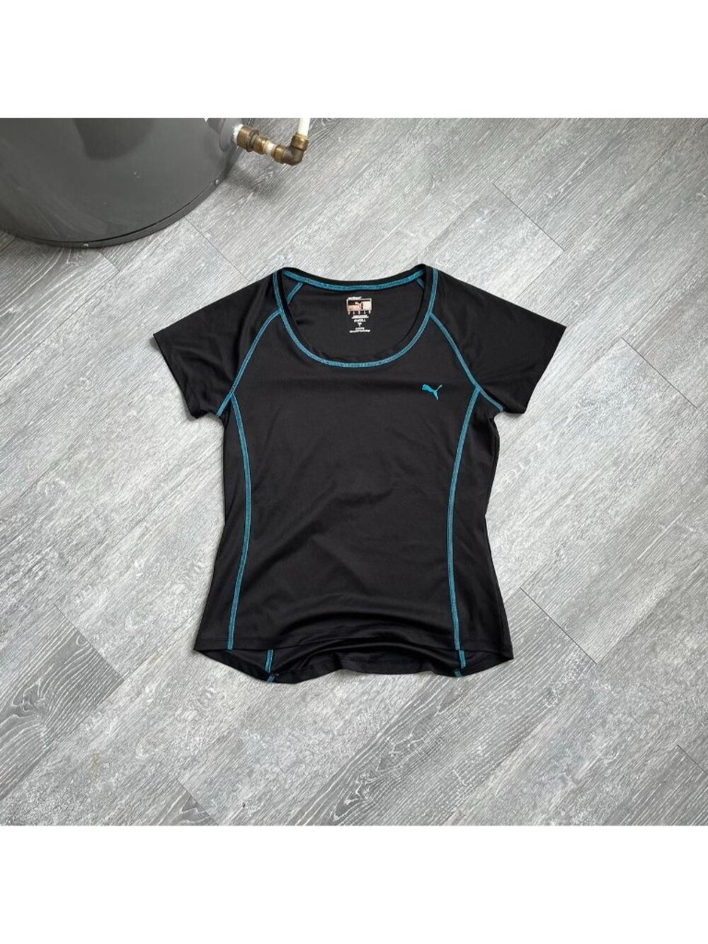 Black / Blue Puma “Dry Cell” Activewear / Sportswear Y2K Shirt